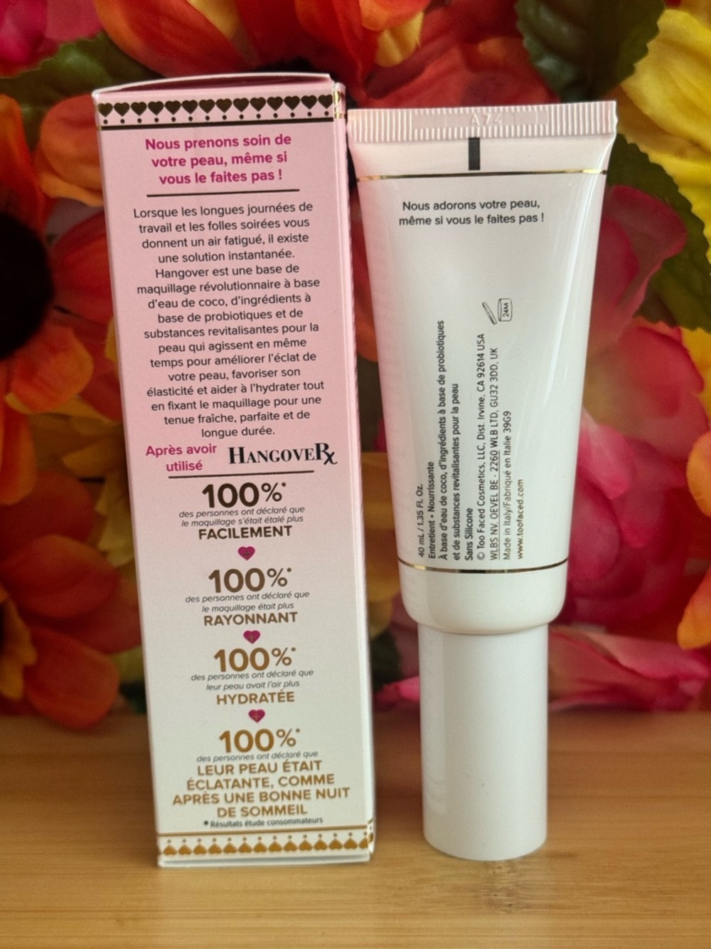 Too Faced Hangover Replenishing Face Primer - Pink, White - Picture 2 of 4